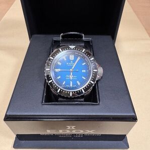 【お値下げ】EDOX ネプチュニアン 80120 保証書有 純正ベルト3本付