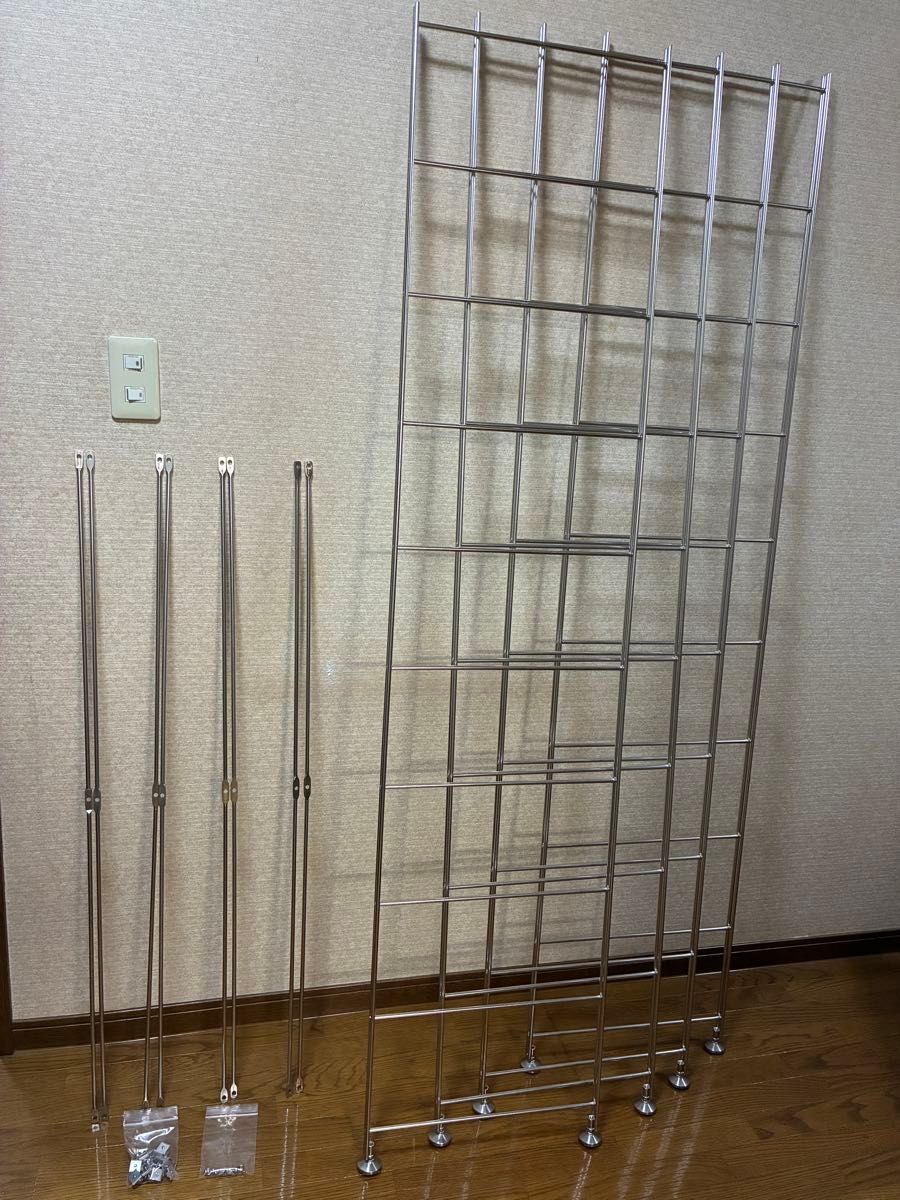 無印良品 ステンレスユニットシェルフ用 クロスバー セット 金具
