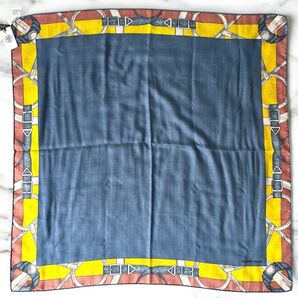 未使用◆エルメス 22SS アンカドレ・エペロン・ドール カレ90 カシシル HERMES ストール