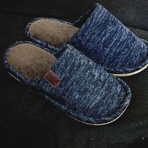 スリッパ 男性用 ネイビー