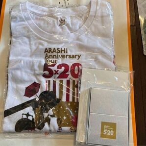 嵐ファンクラブ会員限定 20周年記念品 スワロフスキー 5×20 ツアーT