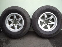 4x4 ENGINEERING OFF PERFORMER RXオフパフォーム 8J +10 6H 265/70R16 DUNLOP PT2 FJ CRUISERランクルプラドサーフパジェロTRITONサファリ_画像2