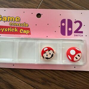 Switch2 ボタンカバー マリオ シリコン