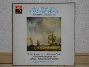 英HMV ASD-2439/40 ボールト V.ウィリアムズ 海の交響曲 TAS LISTED AS LISTED 優秀録音盤2LP