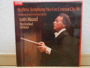 英DECCA SXL-6836 マゼール ブラームス 交響曲第4番 優秀録音 オリジナル盤