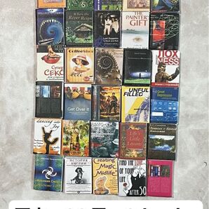 ミニチュアブック 豆本 開かないタイプ 30冊 Cセット 収納ケース付き まとめ売り