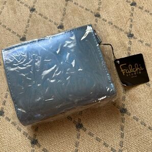 Falchi STUDIO NEW YORK ファルチスタジオ ミニポーチ ブルー