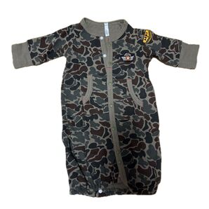 7 ロンパース 迷彩 アーミー army military カバーオール 長袖