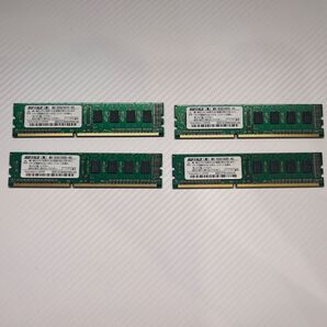BUFFALO MV-D3U1600-4G PC用メモリ 4枚セット DDR3