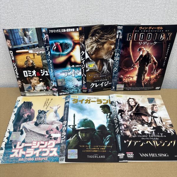 洋画 DVD 7枚セットレンタル落ち ケース無し
