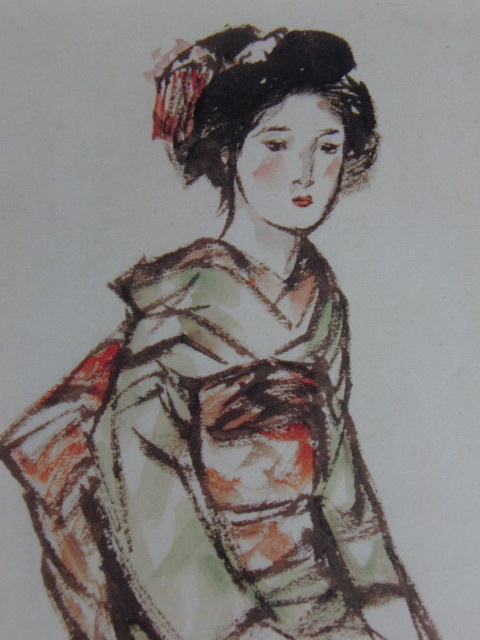 竹久夢二、【素描】、希少な大判額装用画集より、美品、新品額装付 2025年最新】Yahoo!オークション -竹久夢二画集(絵画)の中古品