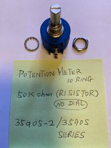 3590S-2 3590s series precise multi Turn potentiometer 10 ring adjustment possible resistance dial none.