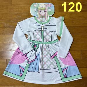 新品 120cm アイドル プリキュア なりきりワンピース スカート 衣装