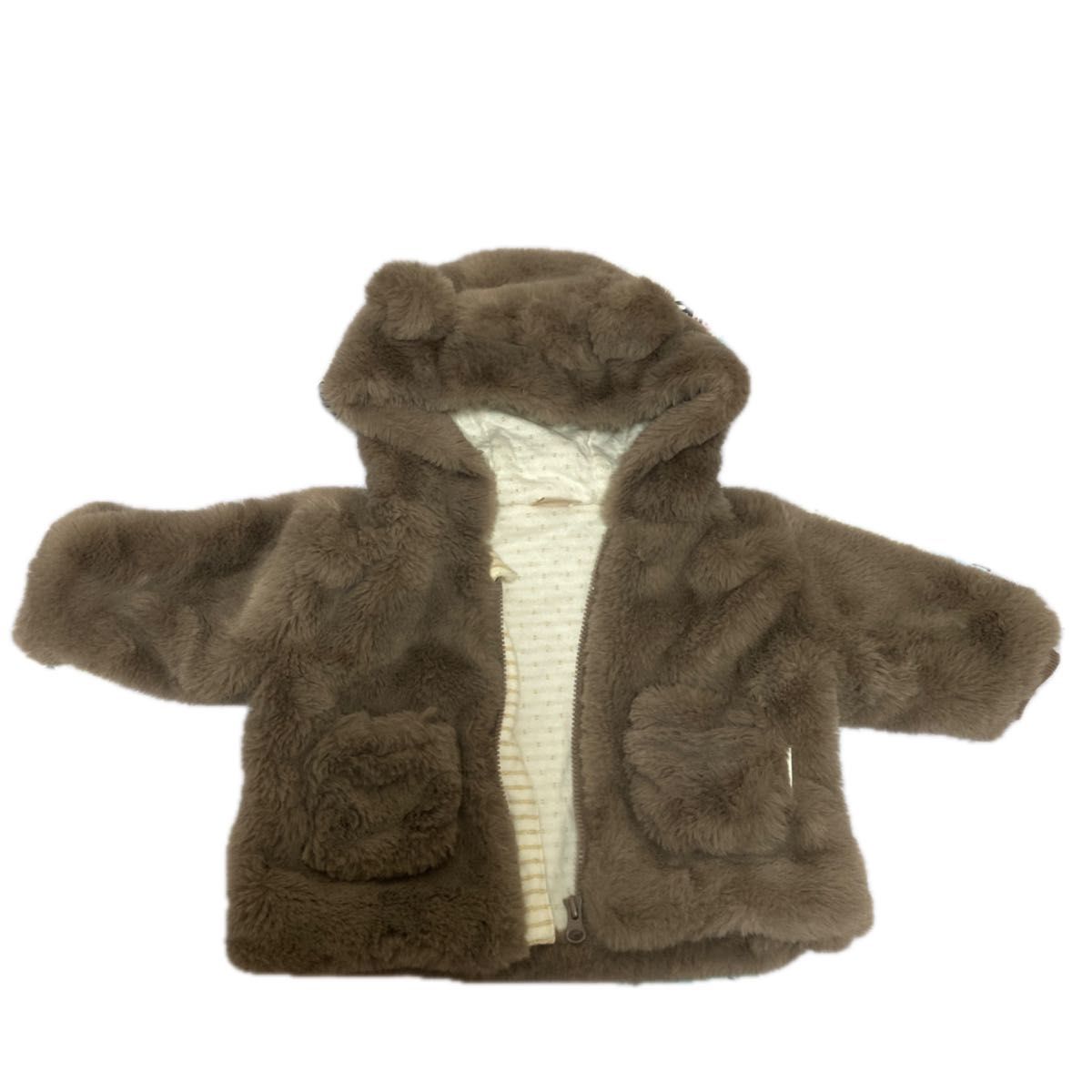 petit main フード付きアウター 70cm 