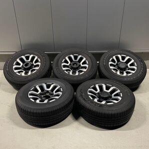 ランドクルーザー70 純正タイヤ5本セット 走行距離1,000km 再々販 直接受取OK 70R16