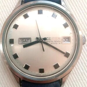 CITIZEN CRYSTAL SEVEN シチズンクリスタルセブン ヴィンテージ 自動巻き 腕時計 稼働品