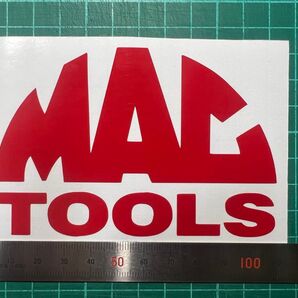 MAC TOOLS マックツール カッティング ステッカー 赤