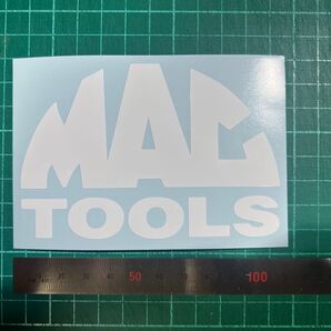 MAC TOOLS マックツール カッティング ステッカー 白