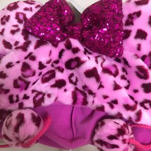 ミニー 豹柄 ヒョウ柄 ファンキャップ ディズニー