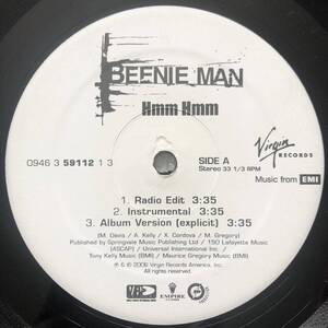 試聴 / BEENIE MAN / Hmm Hmm /Virgin/reggae/dancehall/'06/big hit !!/12inch