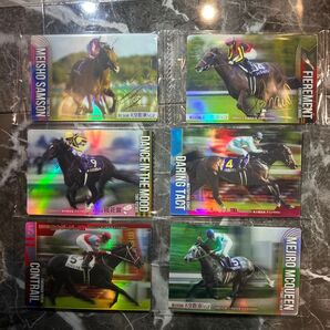 サラブレッドホースコレクション フィエールマン メイショウサムソン レア 第2R 池添謙一 競馬カード 金箔 サイン