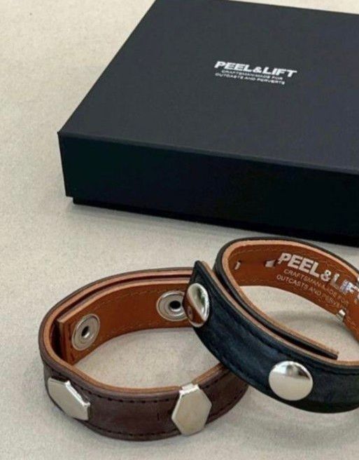 PEEL&LIFT WEEKEND ブラウン スタッズ ブレスレット PEEL&LIFT WEEKEND ブラウン スタッズ ブレスレット
