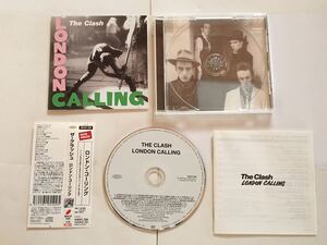 国内盤 帯付き ザ・クラッシュ THE CLASH ロンドン コーリング London Calling MICK JONES JOE STRUMMER 1979 PUNK パンクス コカ・コーラ