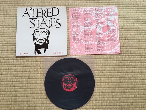 ポストパンク ゴシック ALTERED STATES IS ANYONE OUT THERE? EDIESTA RECORDS/CALCLP 31 RED Rhino オルタナティブロック Gothic rock