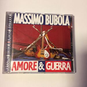 MASSIMO BUBOLA マッシモ・ブボラ AMORE & GUERRA 地中海音楽 カンタウトーレ フォルクローレ イタリア ロック ワールドミュージック