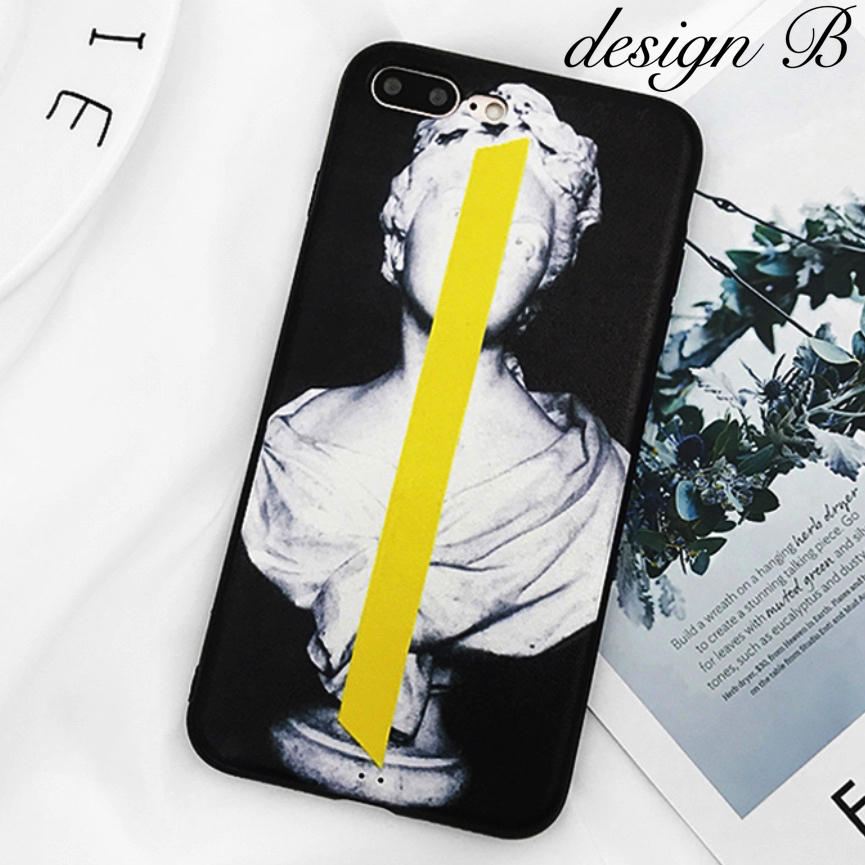 caso iphone8plus/caso iphone7plus divertido divertido interesante caso arte truco pintura coreano de moda adulto lindo lindo monocromo, accesorios, carcasa de Iphone, Para iPhone 7 Plus/8 Plus