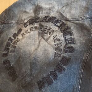 カールカナイ インディゴ デニムライダースジャケット