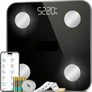 体重計 スマホ連動 体脂肪計 高精度 体組成計 体重/BMI/体脂肪率/筋肉量 スマホ連動 デジタル