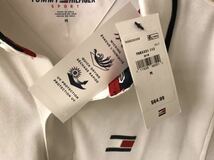 USA購入 TOMMY HILFIGER トミー ヒルフィガー 半袖 ポロ シャツ UVカット 白色 ホワイト USA Lサイズ 日本XLサイズ 新品未使用_画像4