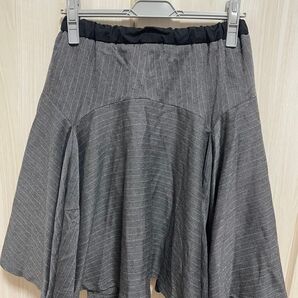 Switch by Arch スイッチバイアーチ ストライプ柄フレアスカート F グレー スカート