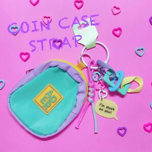 じゃらじゃらキーホルダー キーホルダー ストラップ コインケース ミニポーチ