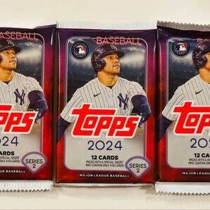 2024 Topps Baseball Series 2 - Value トップス ベースボール シリーズ 2 未開封 3パック