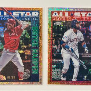 Topps ブライス・ハーパー ヨーダン・アルバレス リフレクター カード 2枚セット シリアル 野球 メジャー