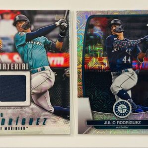 【送料込】 Topps フリオ・ロドリゲスカード 2枚セット 野球 MLB マリナーズ レリック