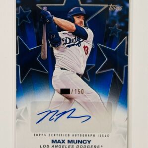 【ワールドシリーズ出場セール】Topps Series 2 マックスマンシー 直筆サインカード AUTO 150枚限定シリアル