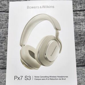 【美品】 Bowers & Wilkins Px7 S3 ワイヤレスヘッドホン ノイズキャンセリング キャンバスホワイト