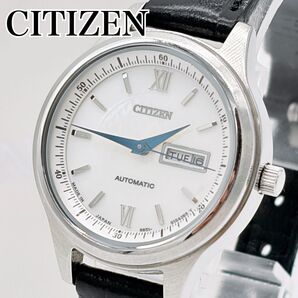 CITIZEN シチズン シチズンコレクション 自動巻き 白蝶貝シェル文字盤 デイデイト 6651-S104432 稼働 箱付き