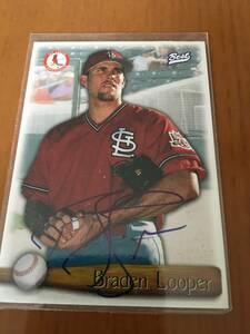 【元Cardinals/Braden Looper/MLB通算72W,103SV】1998 Best Minors Rookie Signature Auto