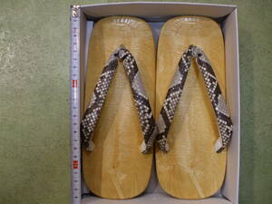  sandals setta * imitation leather yellow Chiba * real leather . nose .* original leather bottom L size B