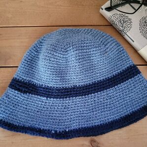 【 90歳の手仕事 】手編み ニット帽 帽子 新品