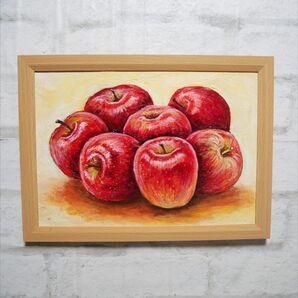 油絵 油彩 油彩画 絵画 絵【七つの林檎】