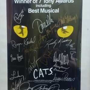値下げ!キャッツ ブロードウエイ 出演者直筆サイン入り ポスター 1990年代