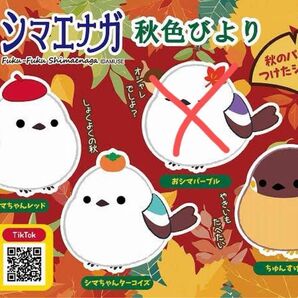 ふくふくシマエナガ 秋色びより STサイズ 3種 シマちゃん ちゅんすけ