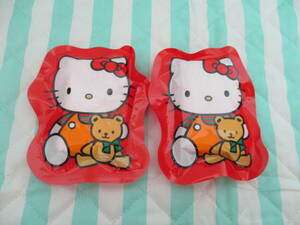  rare records out of production that time thing retro new goods unused Sanrio old Logo Hello Kitty pocket tissue 2 piece set 1997