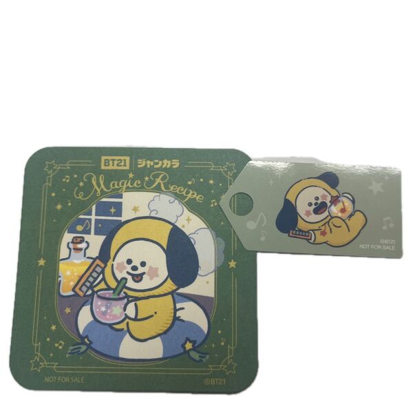 BTS BT21 パク ジミン チミー ジャンカラコラボ コースター タグ 防弾少年団 JIMIN グッズセット CHIMMY
