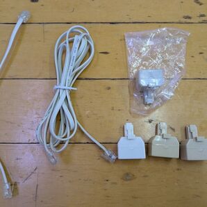 電話線 モジュラーケーブル コネクタ付き